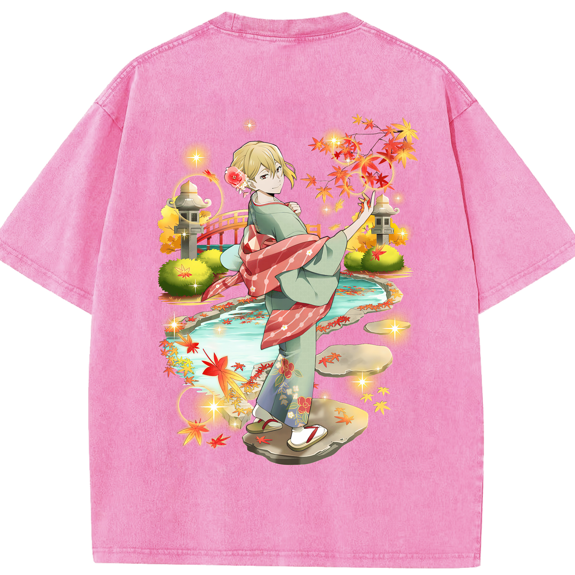 （画像用） 文豪ストレイドッグス Bungo Stray Dogs 綿100% ヴィンテージ風 半袖Tシャツ（背面プリント）
